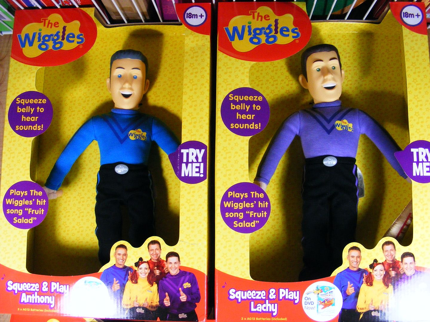 The Wiggles 15 Simon Emma Anthony Lachy Squeeze And Play Ebay